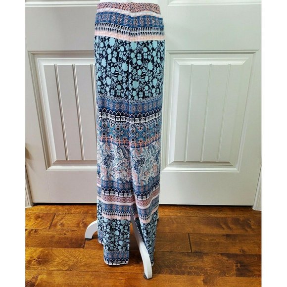 C Apparel Womens Maxi Skirt Multicolored Peach XS - Picture 3 of 6